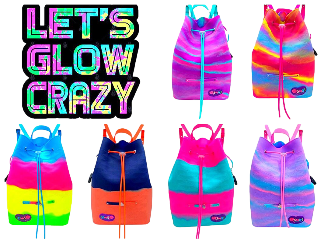 Swirl Silicone backpacks